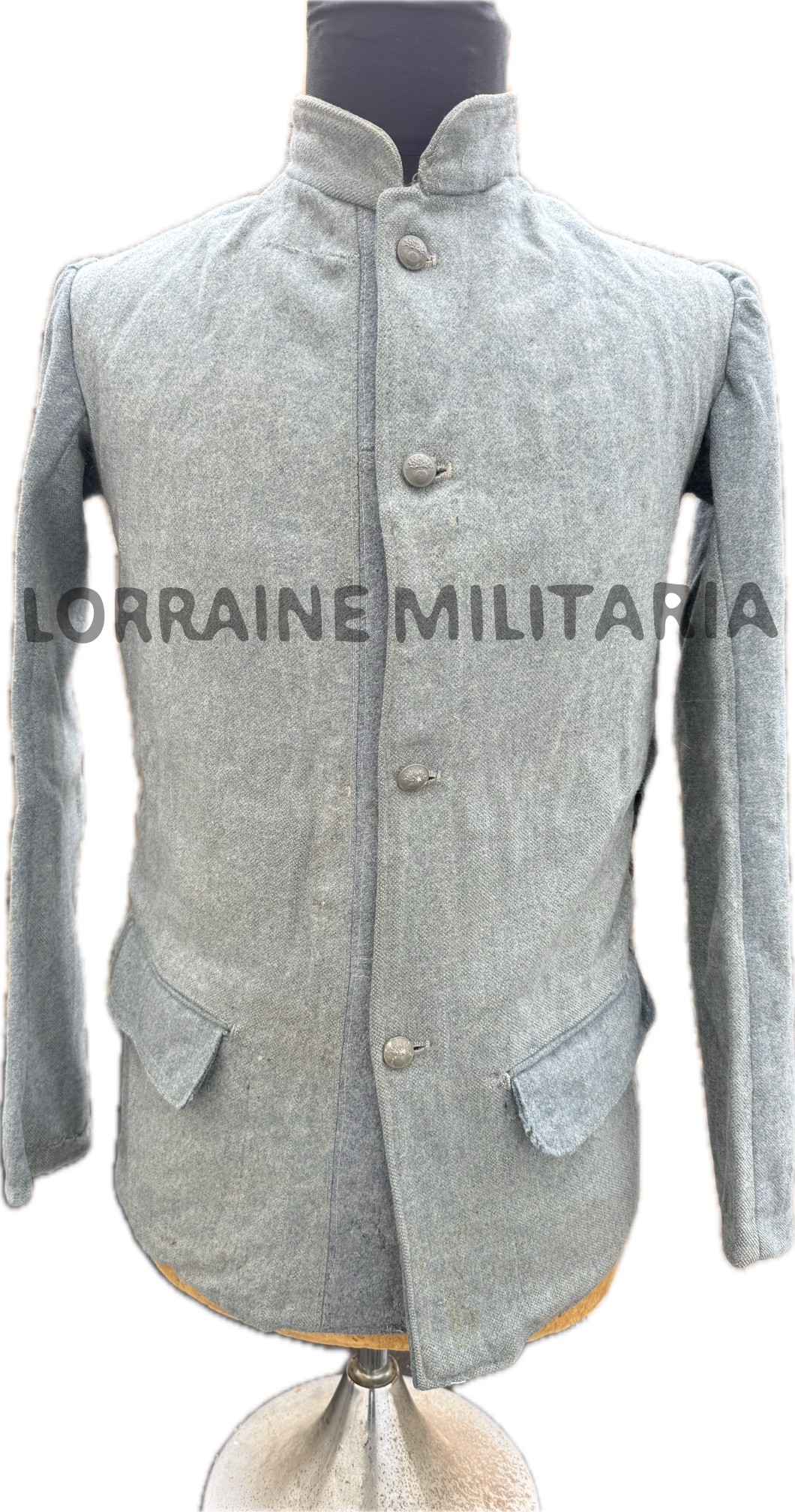 militaria : VAREUSE TROUPE FRANCAISE MLE 1915 BLEU HORIZON 