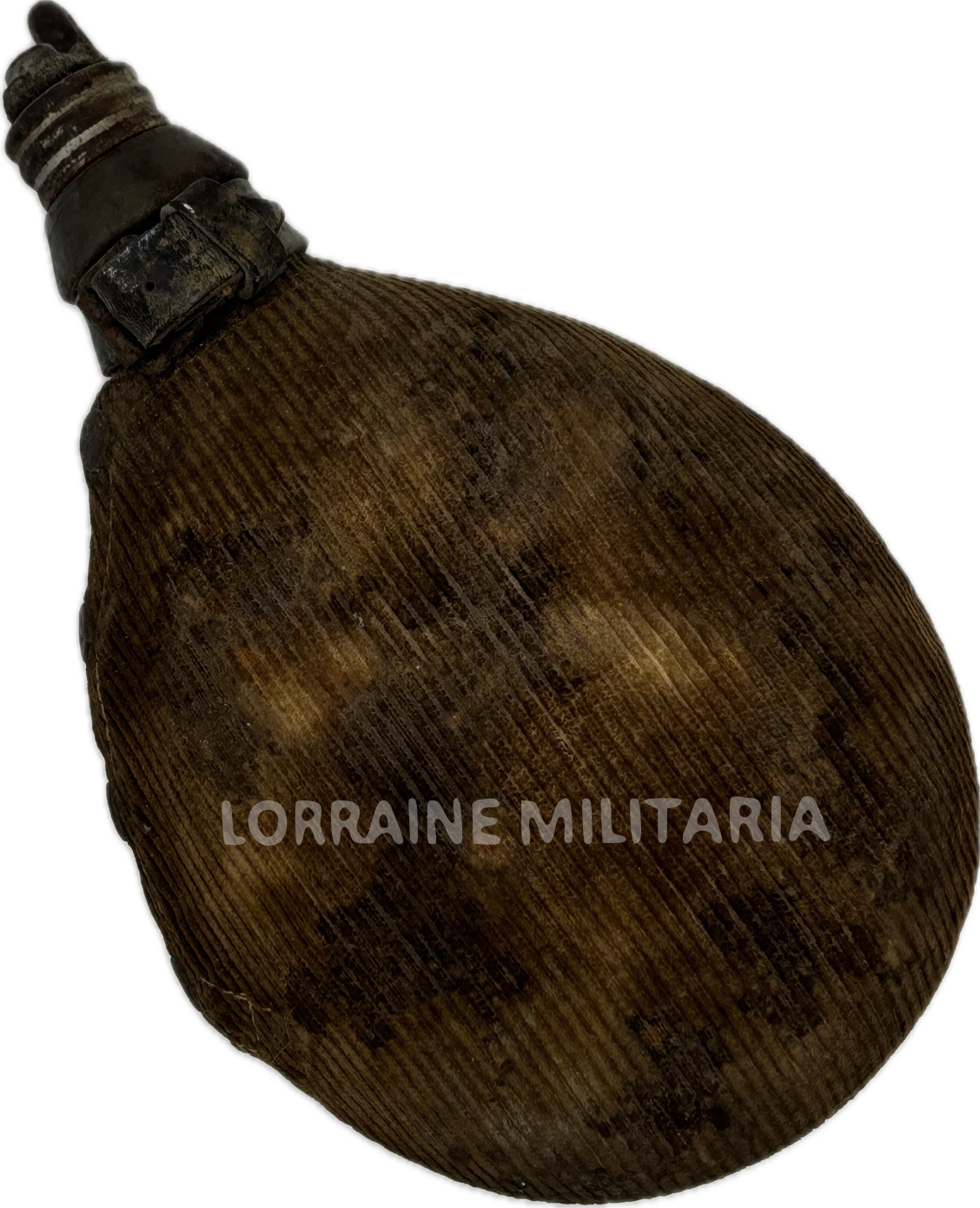 militaria : GOURDE VELOURS COMPLETE 1917