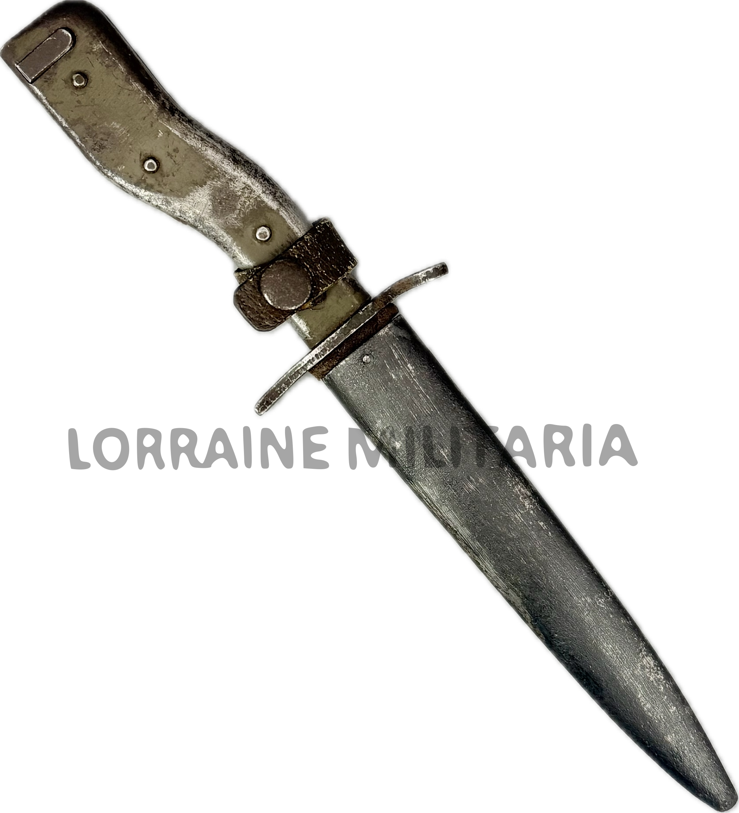 militaria : COUTEAU BAÏONNETTE DE COMBAT ALLEMAND DEMAG COMPLET