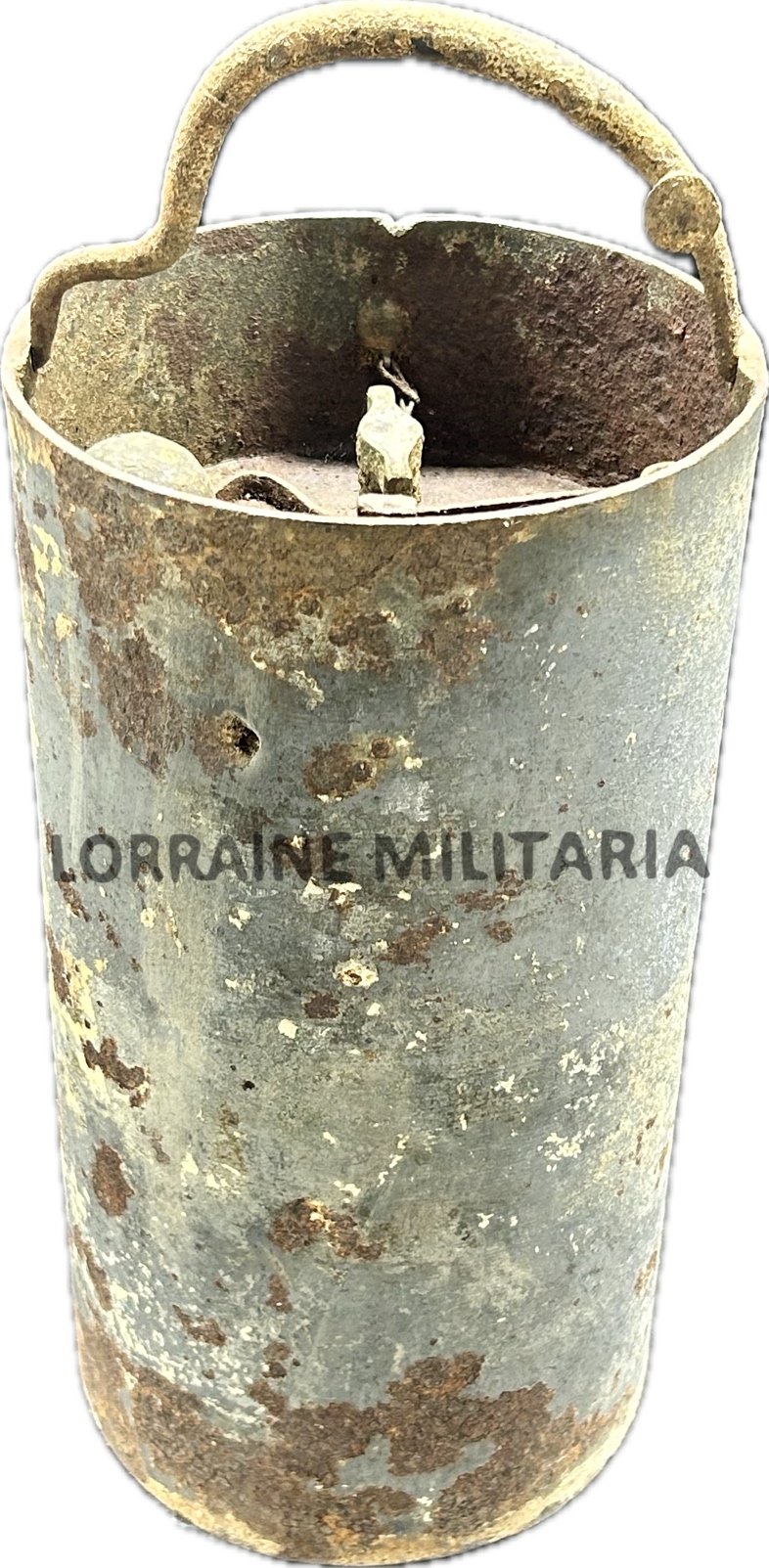 militaria : BIDON A EAU MITRAILLEUSE MG 08 PREMIER MODELE DU 48 REGIMENT D'INFANTERIE