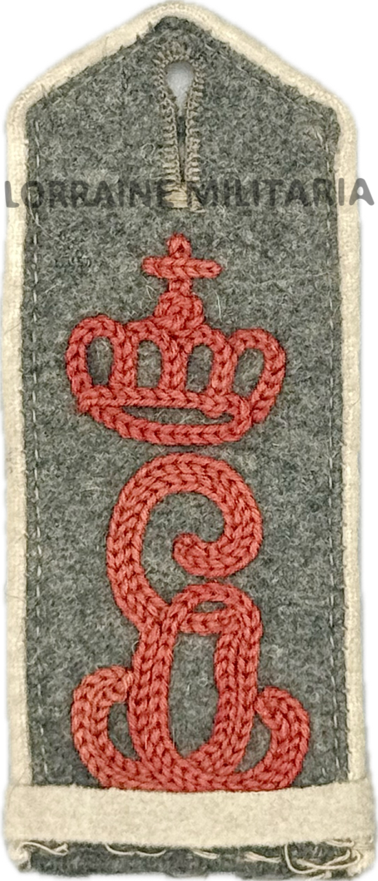 militaria : PATTE D'EPAULE MLE 1915 DE BLUSE MONOGRAMME DU 95 IEME REGIMENT D'INFANTERIE
