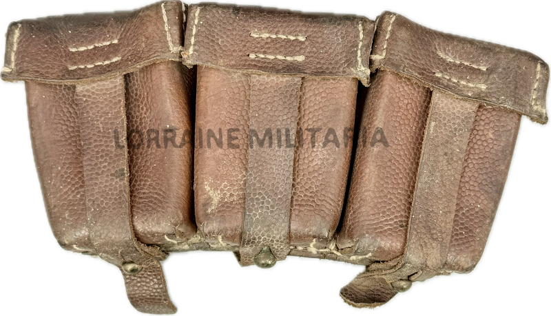 militaria : CARTOUCHIERE ALLEMANDE TROUPE MONTEE  MLE 1911 DATÉE 1915