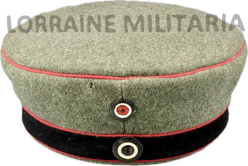 militaria : MUTZE TROUPE ALLEMANDE MODELE 1907 ARTILLERIE PIONNIER PRUSSE