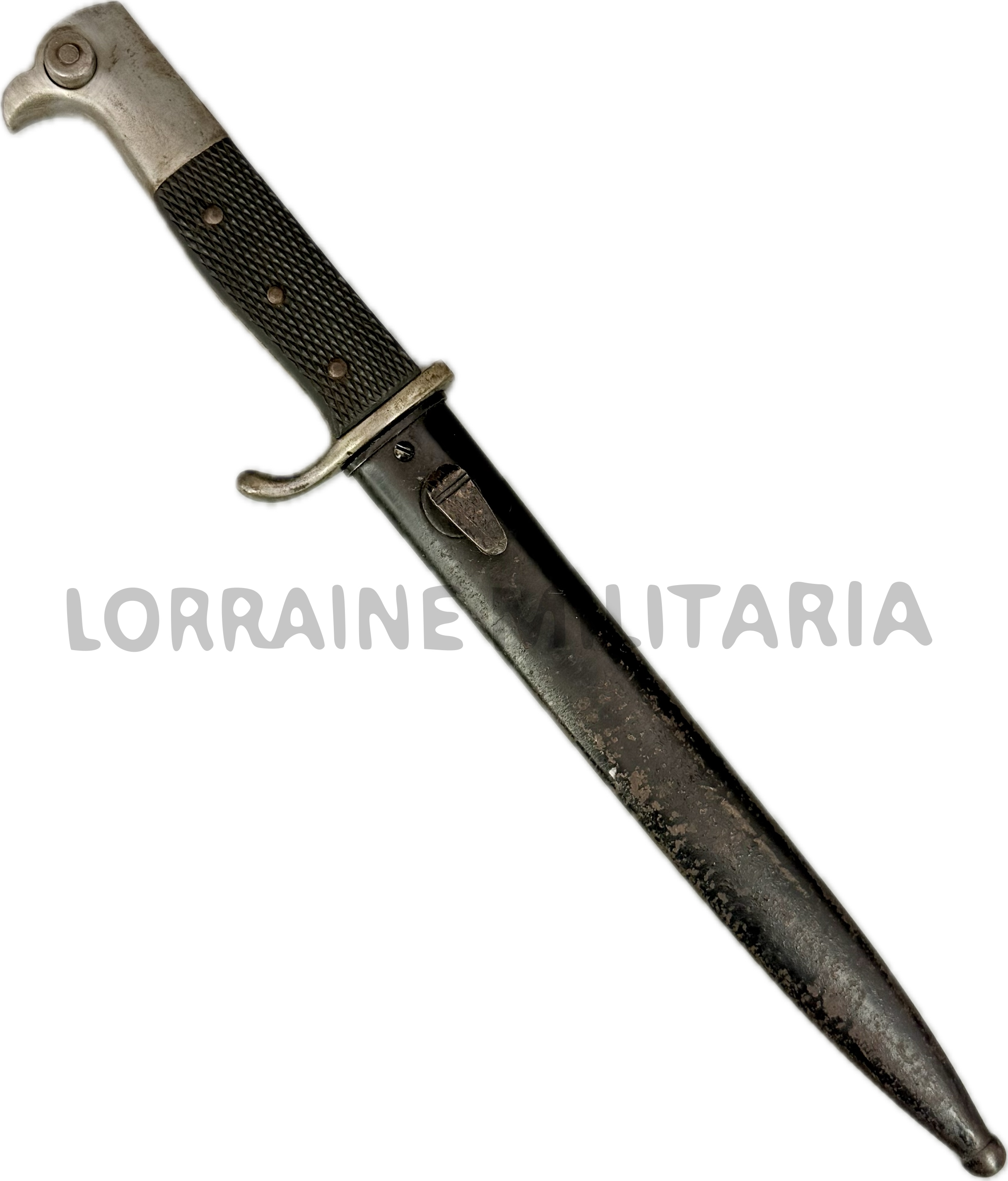 militaria : COUTEAU BAÏONNETTE ALLEMAND POUR OFFICIER POMMEAU TÊTE D'AIGLE