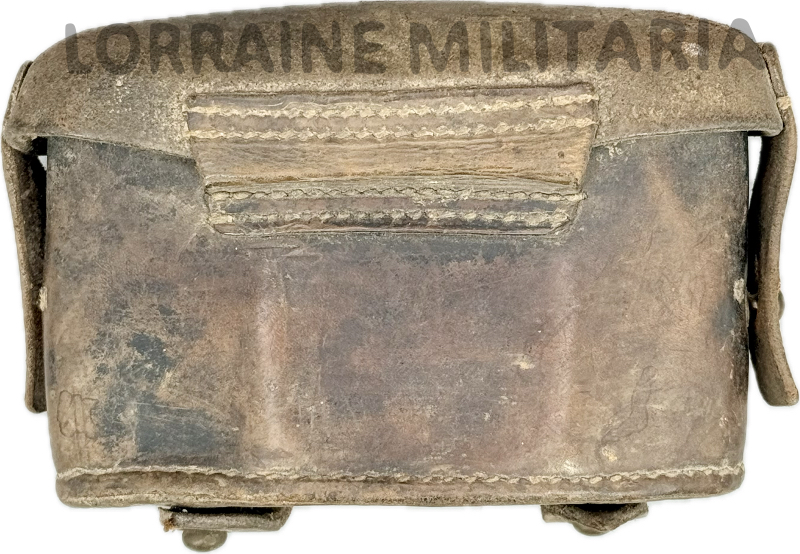 militaria : CARTOUCHIERE ALLEMANDE TROUPE PIONNIER  MLE 1887/88  DATÉE 1912 DU PB 27
