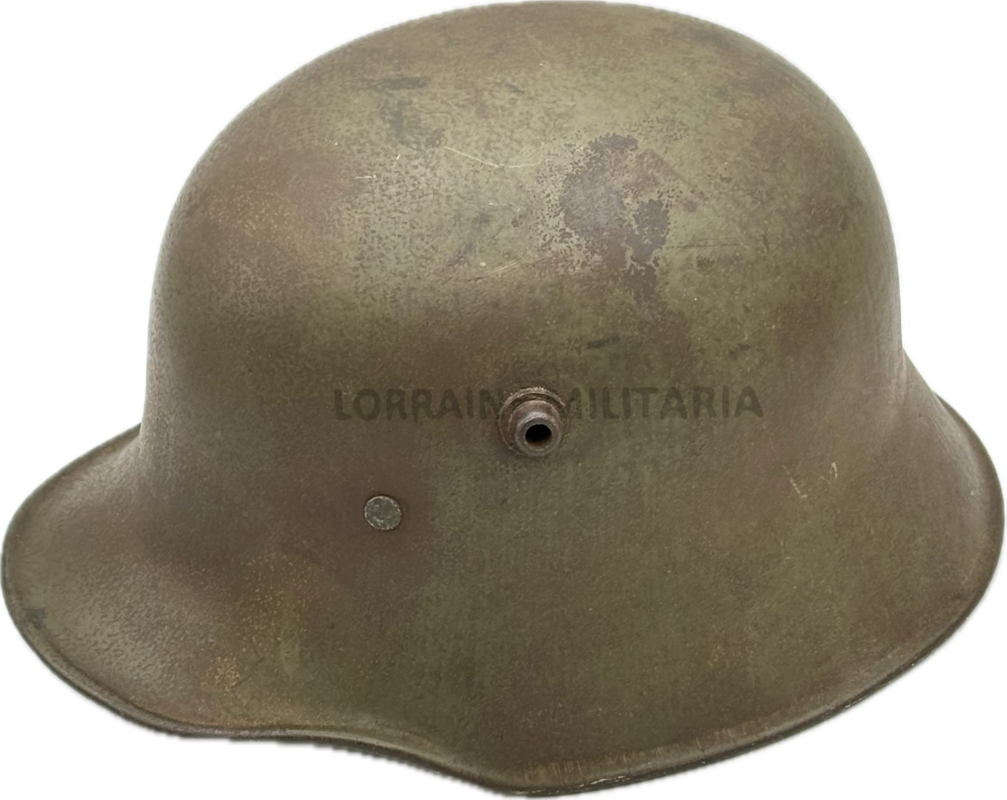 militaria : CASQUE D'ACIER STAHLHELM Mle 1918 FELDGRAU