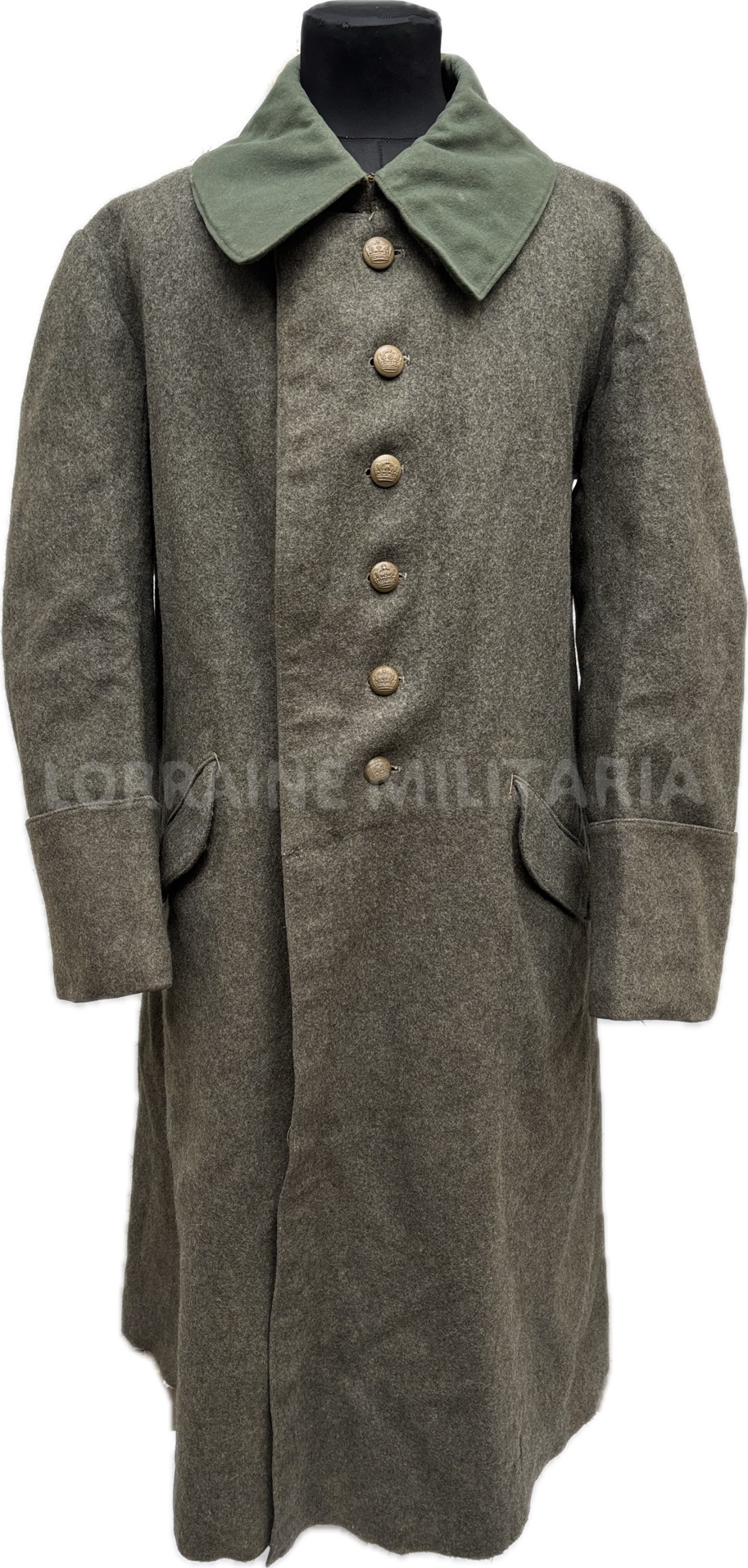 militaria : MANTEAU TROUPE MODELE 1915 DU BA XV STRASBOURG