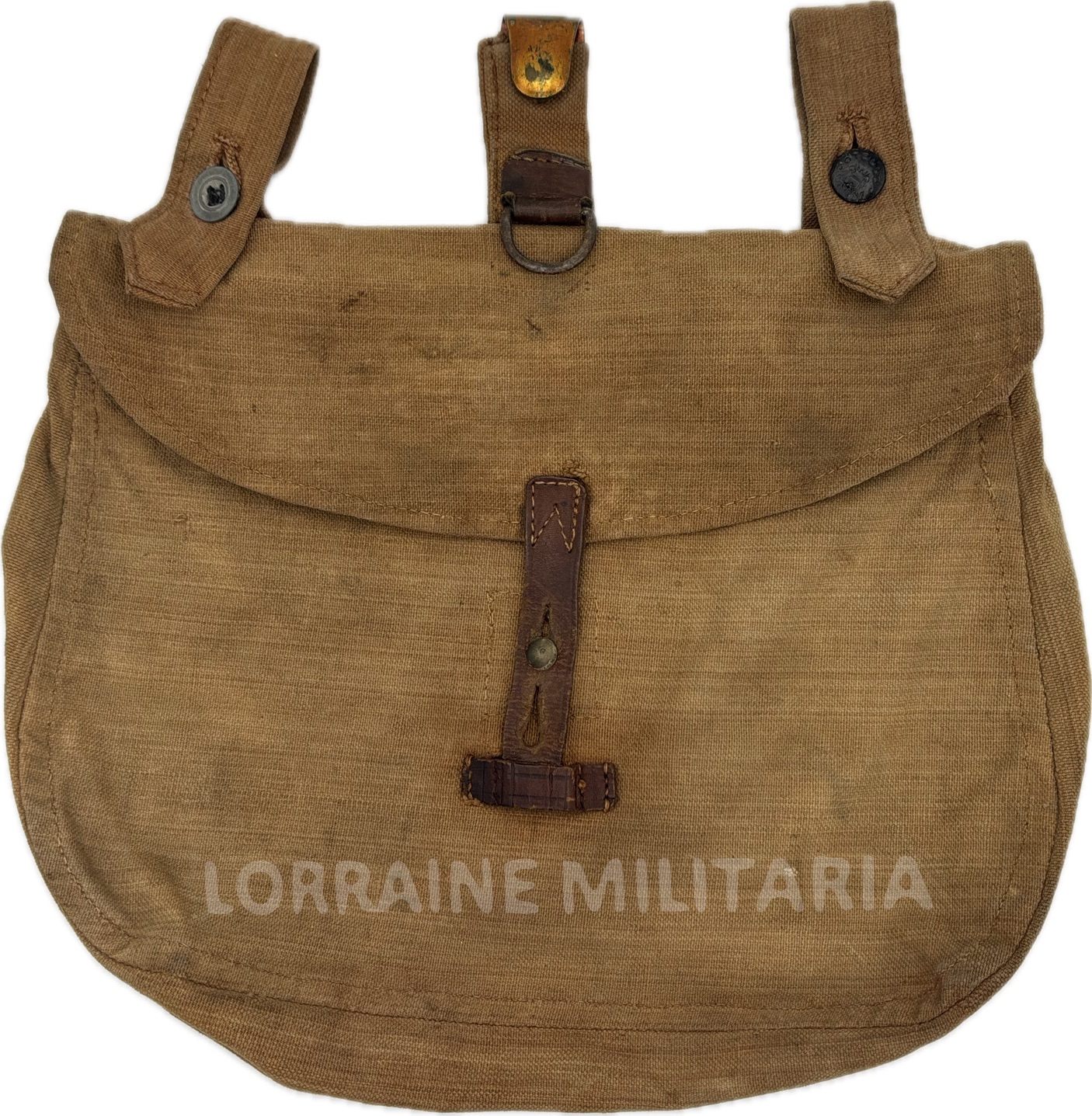 militaria : MUSETTE CACHOU MARINE IMPERIALE DATEE 1916