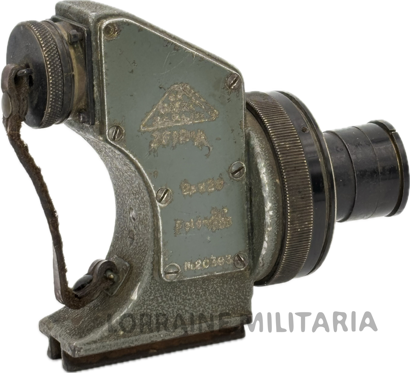 militaria : RARE LUNETTE ZF 12 N/a GOERZ POUR MITRAILLEUSE MG 08