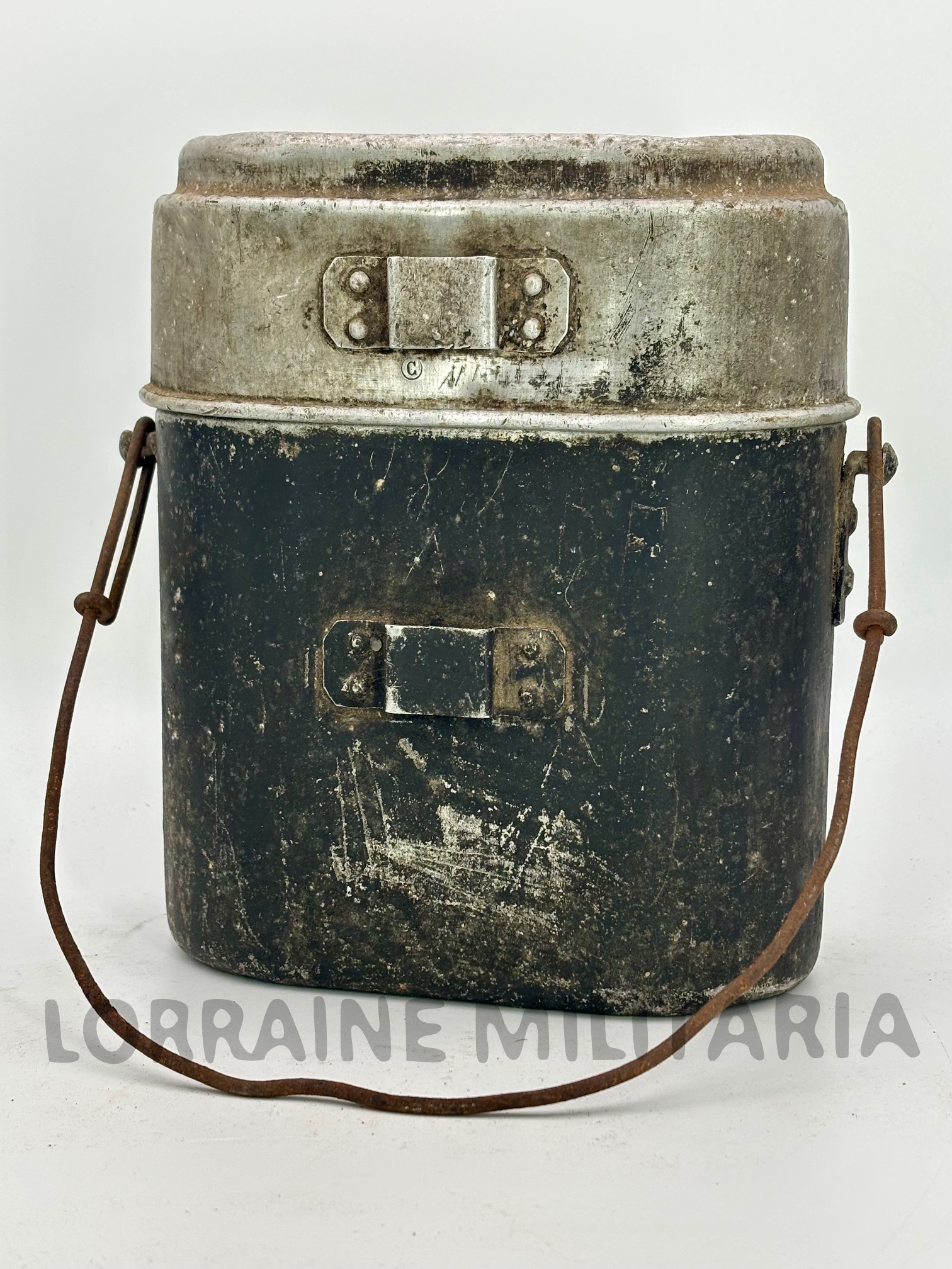 militaria : GAMELLE D'ESSAI FRANÇAISE ALUMINIUM  POILU  1914