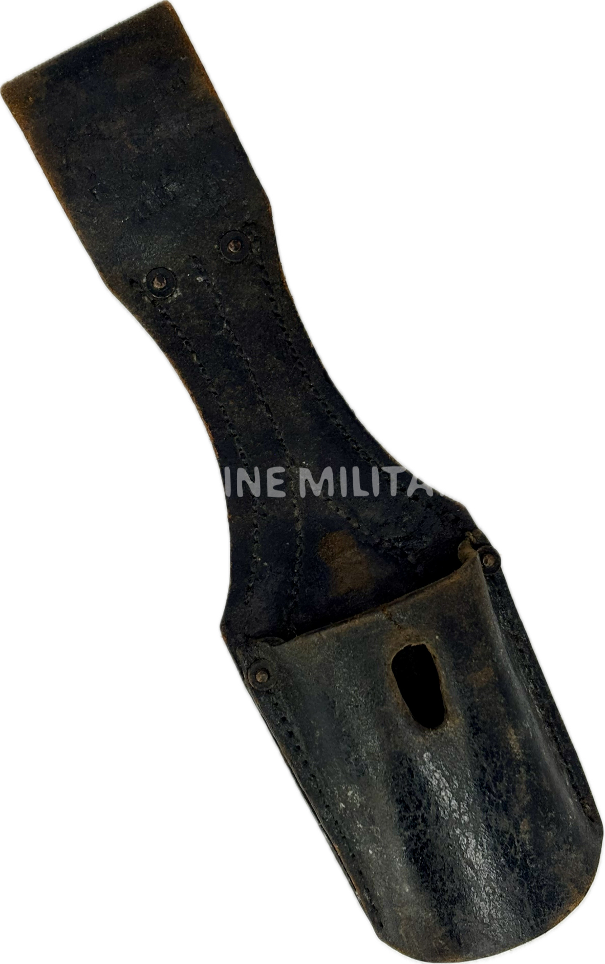 militaria : PORTE FOURREAU BAIONNETTE ALLEMAND POUR 1898/1905 DATE 1915 BA V