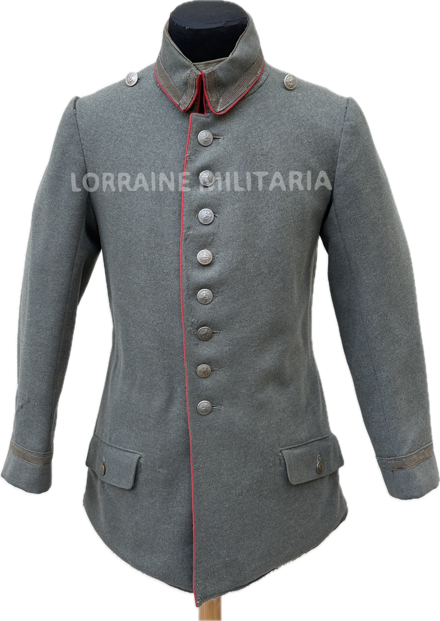 militaria : VESTE TROUPE ALLEMANDE FELDROCK M 14 BAVAROISE SOUS OFFICIER D'INFANTERIE