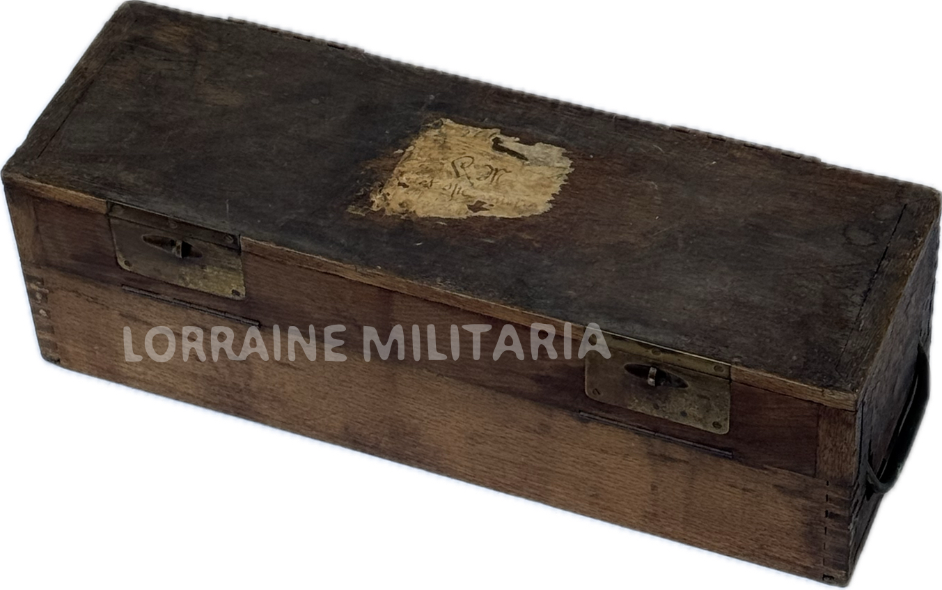militaria : BOITE REGLEMENTAIRE POUR LIVRETS FICHES MATRICULES SOLDATS FRANÇAIS CASERNE