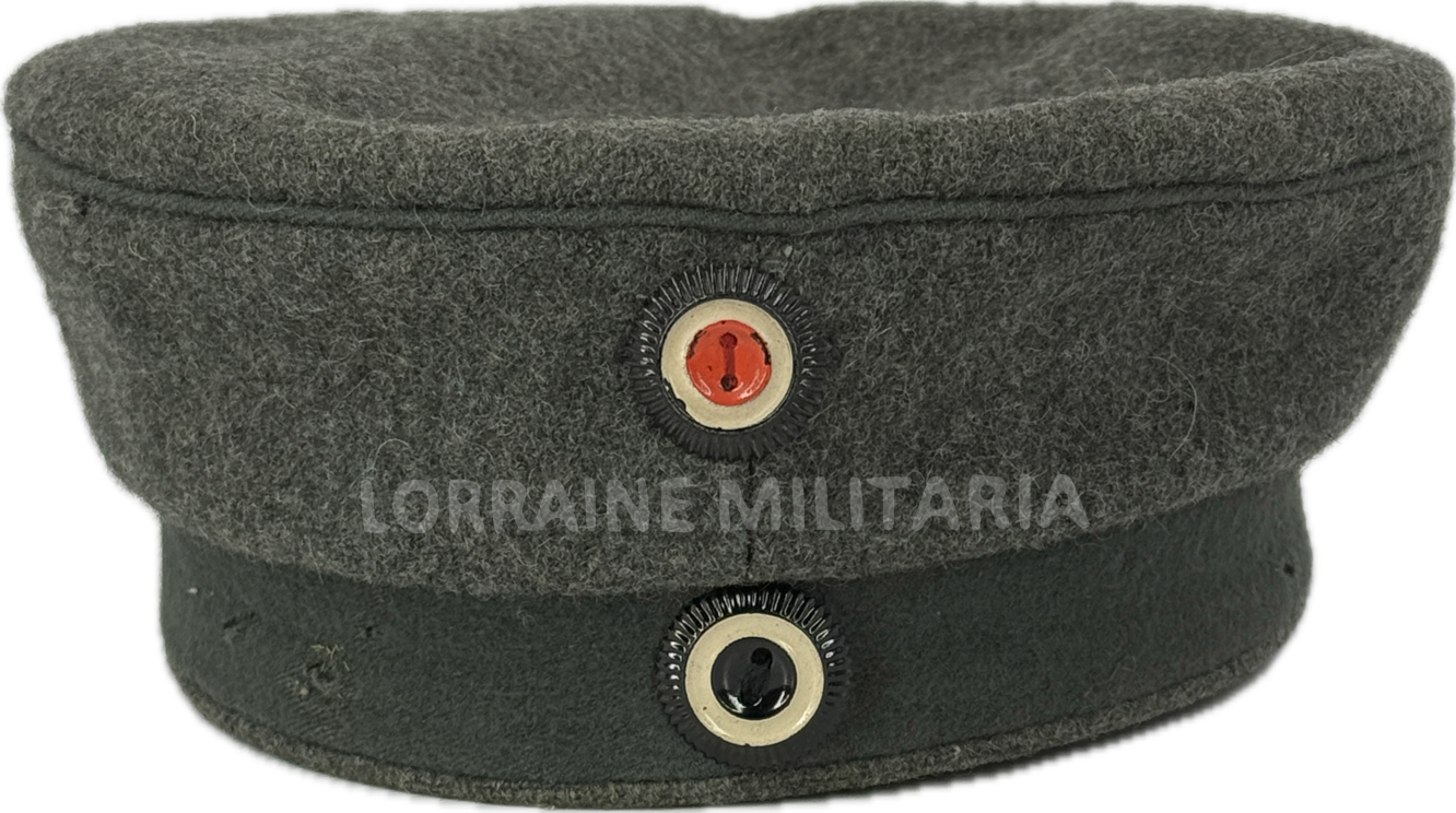 militaria : MUTZE TROUPE ALLEMANDE MODELE 1917 INFANTERIE BA IX 1918