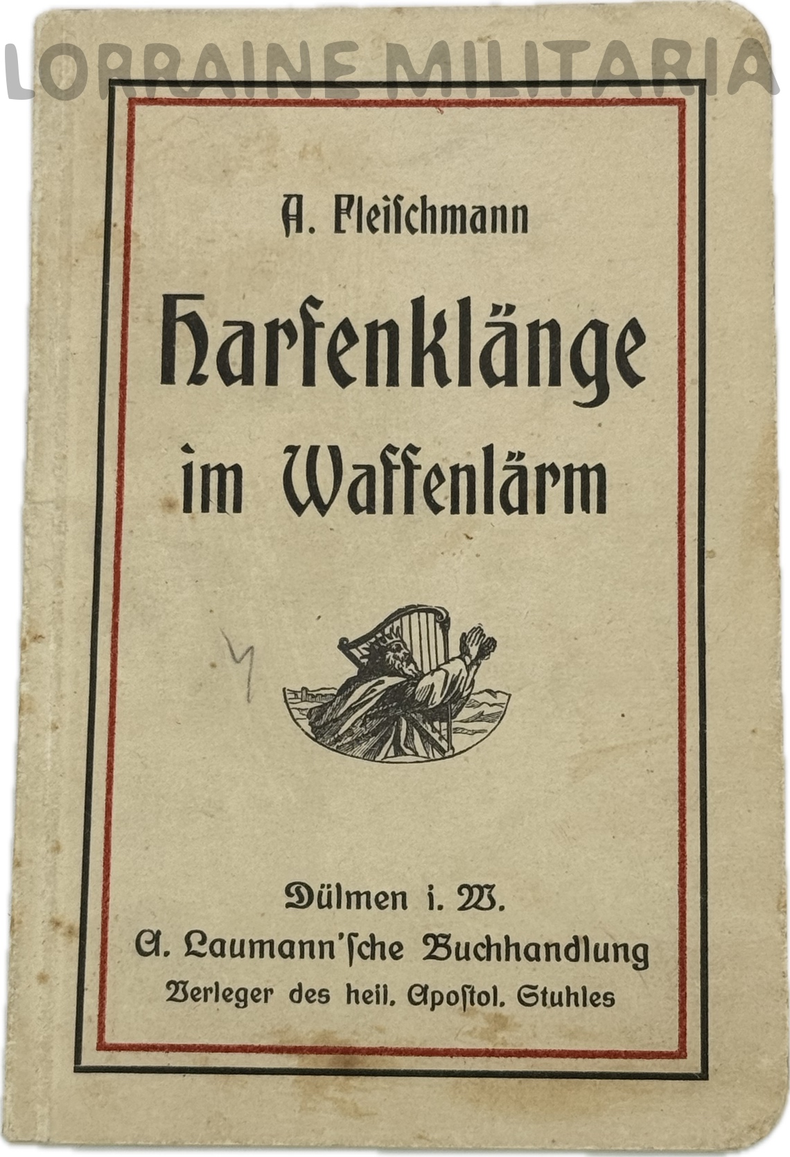 militaria : PETIT LIVRE ALLEMAND DE PRIERES ET MEDITATION DATE 1915
