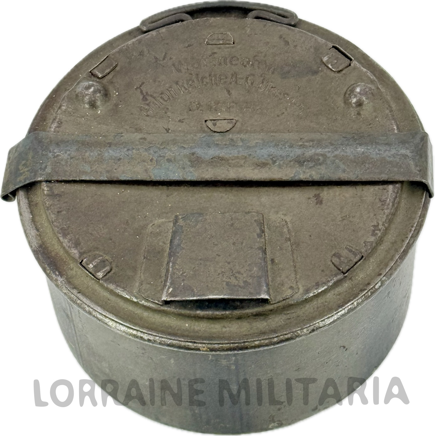 militaria : SUPERBE RECHAUD DE CAMPAGNE ALLEMAND PORTATIF FELDGRAU