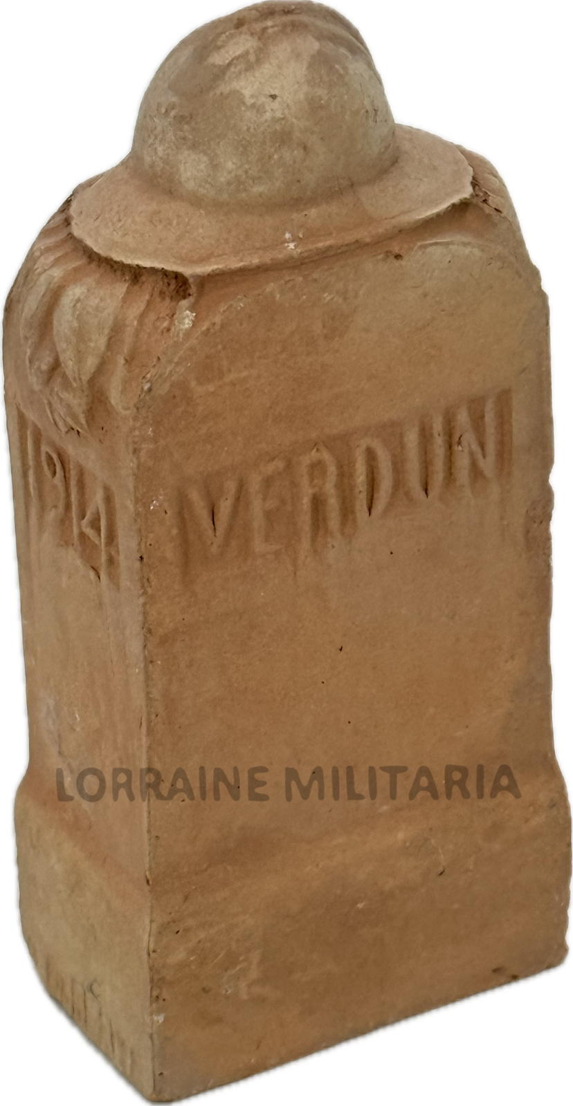 militaria : BORNE PATRIOTIQUE FRANÇAISE TERRE SACREE DE VERDUN 1914 / 1918
