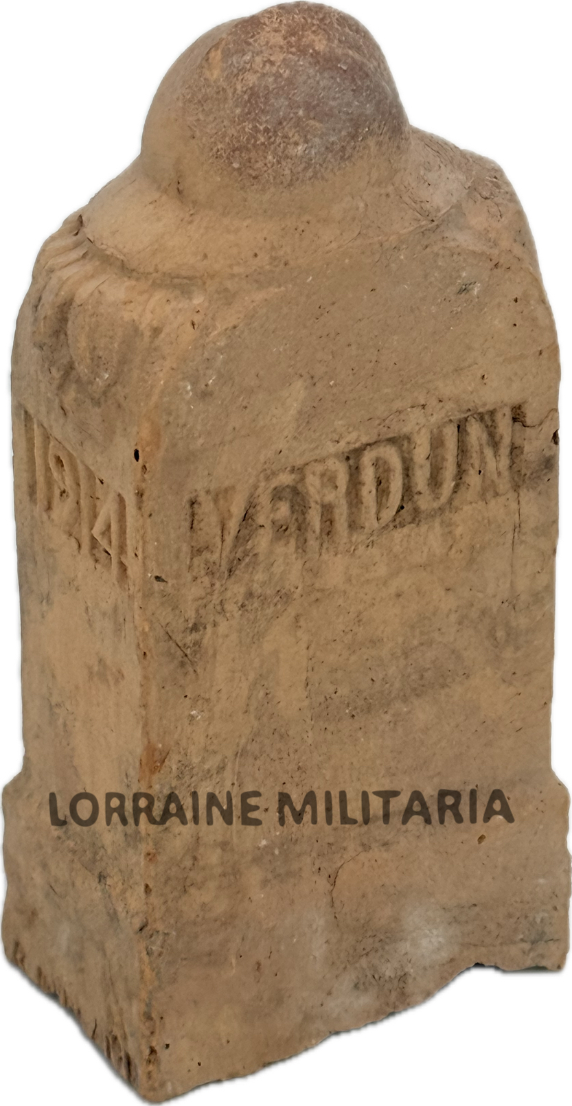 militaria : BORNE PATRIOTIQUE FRANÇAISE TERRE SACREE DE VERDUN 1914 / 1918