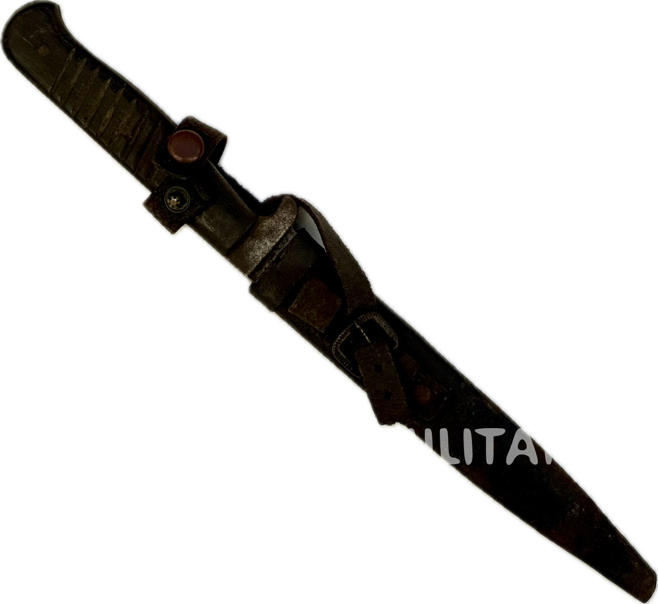 militaria : COUTEAU DE COMBAT ALLEMAND LAME GRAVEE 