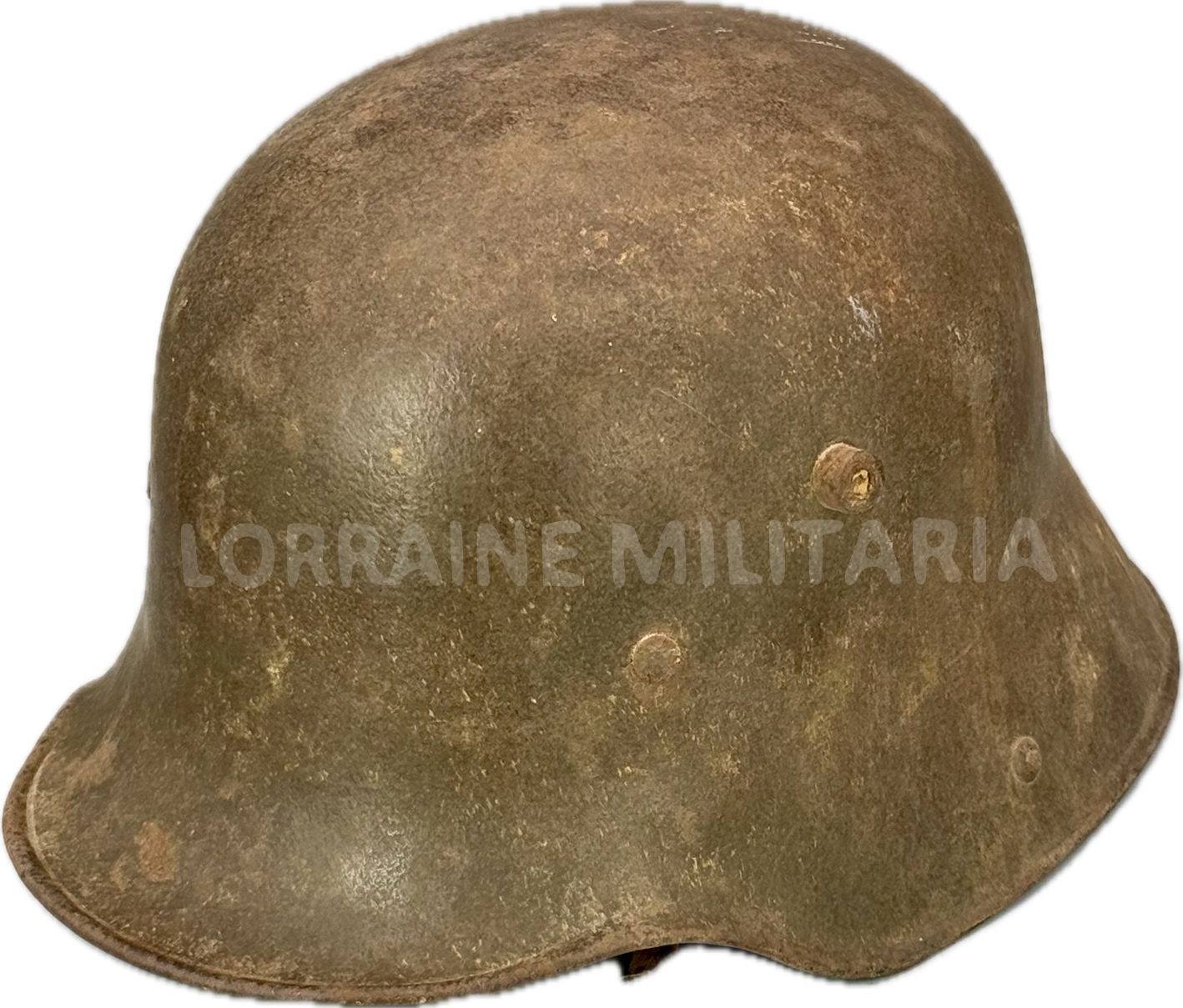 militaria : CASQUE ALLEMAND STAHLHELM MLE 1916 FELDGRAU GRENIER