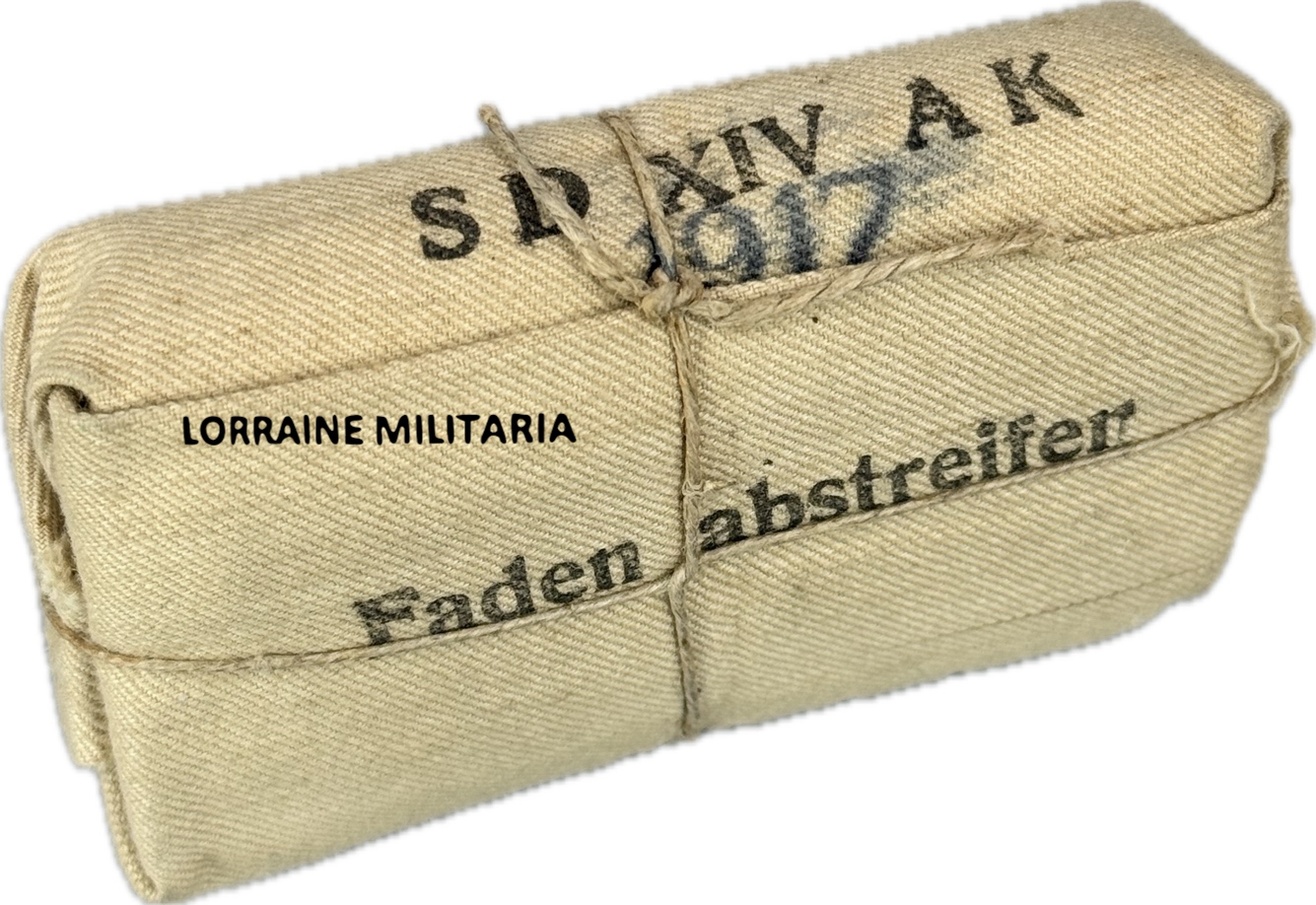 militaria : PANSEMENT INDIVIDUEL ALLEMAND BADE BA XIV DATE 1917