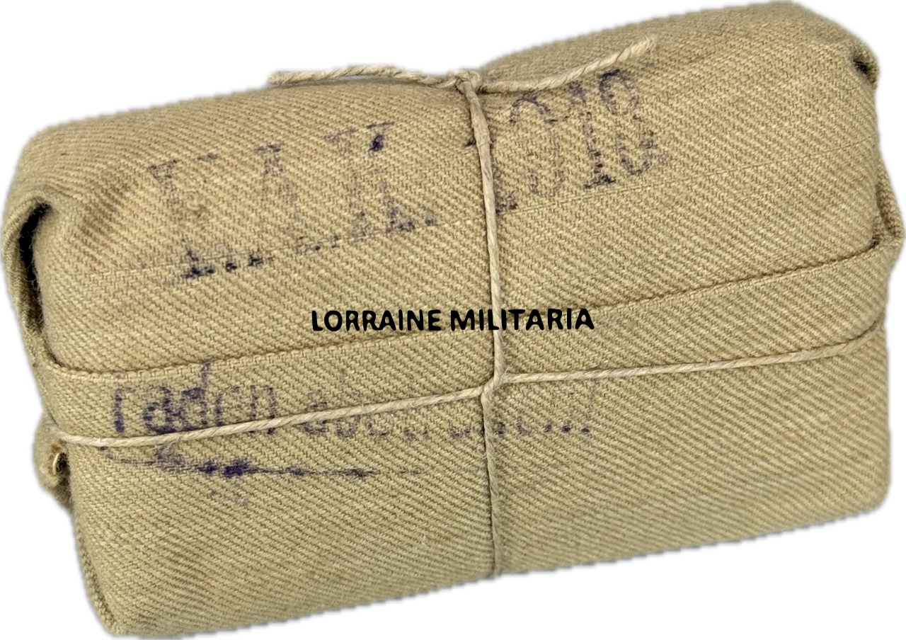 militaria : PANSEMENT INDIVIDUEL ALLEMAND PRUSSE BA II DATE 1918