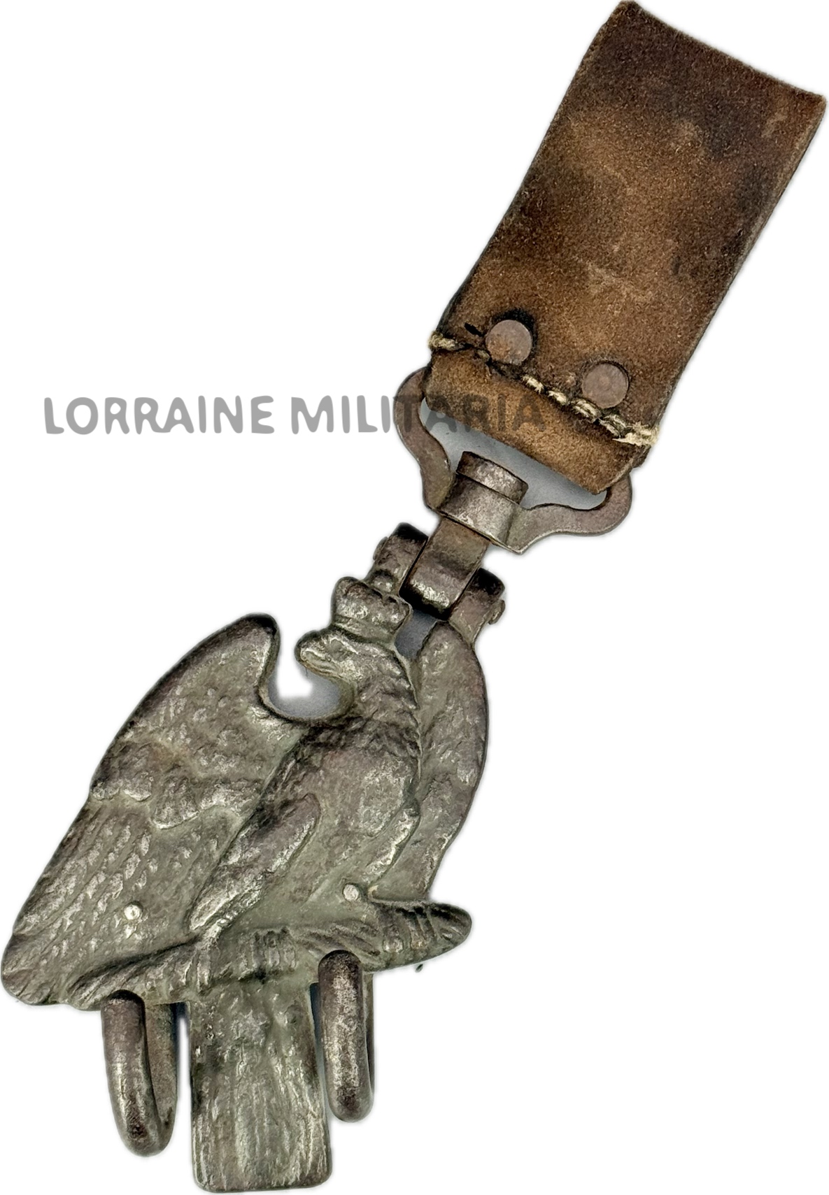 militaria : PORTE TAMBOUR ALLEMAND PRUSSE / BADE MODELE 1915 DATE 1917