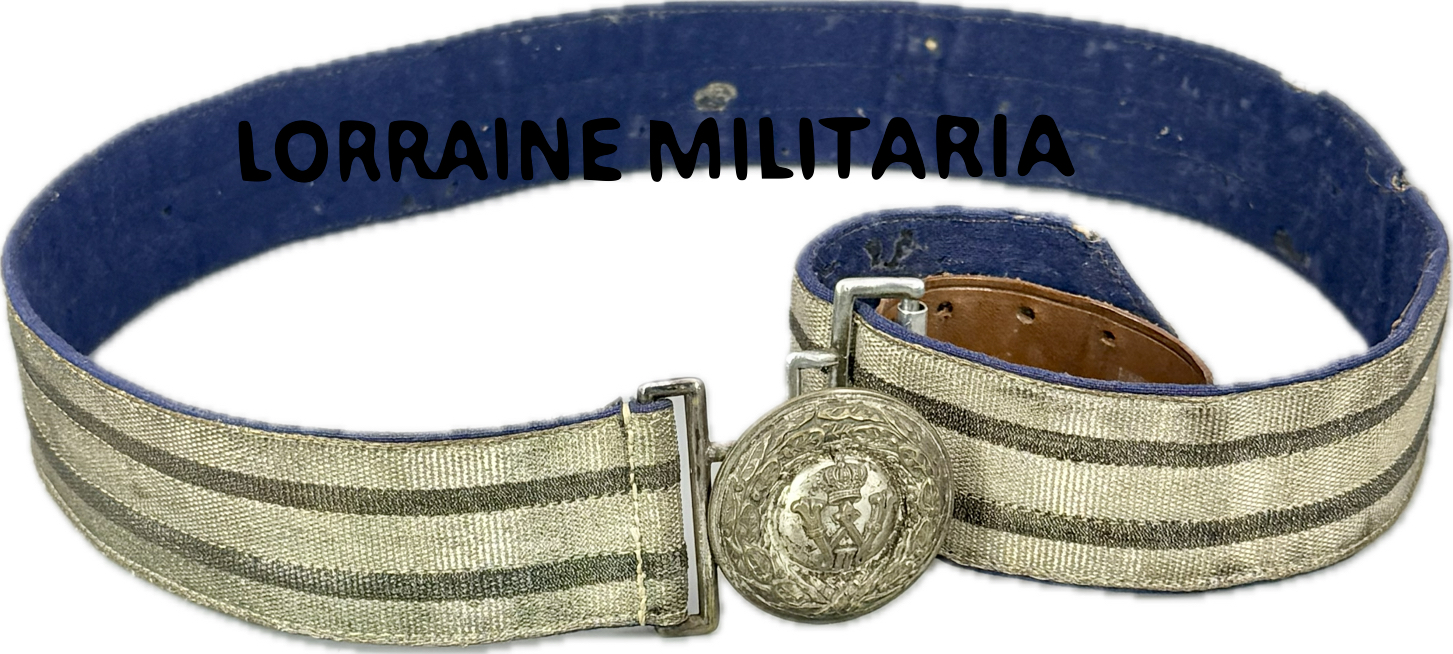 militaria : CEINTURON D'OFFICIER PIONNIER / GARDE PRUSSIEN DEBUT ENTREE DE GUERRE 1914