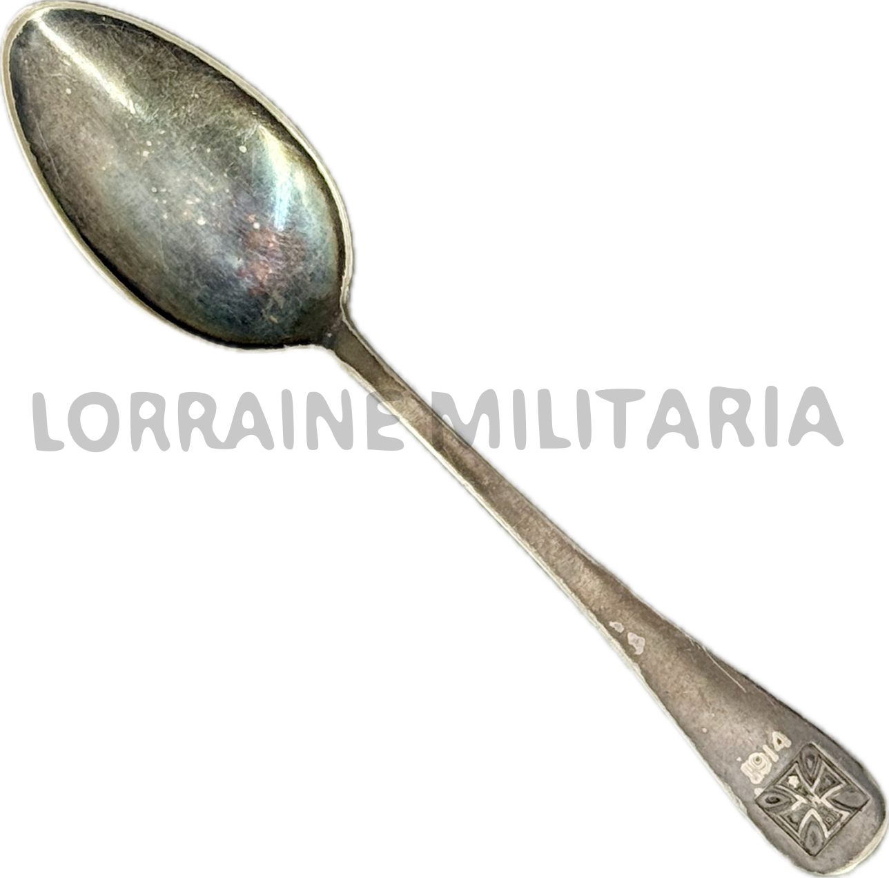 militaria : PETITE CUILLERE A CAFE  ALLEMANDE CROIX DE FER 1914