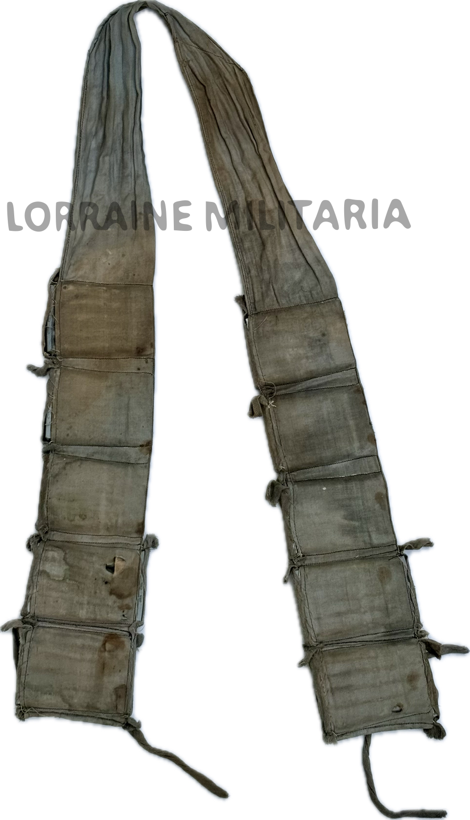 militaria : PATRONEN TRAGEGURT ALLEMANDE BANDOULIÈRE CARTOUCHIERE D'ALLEGEMENT