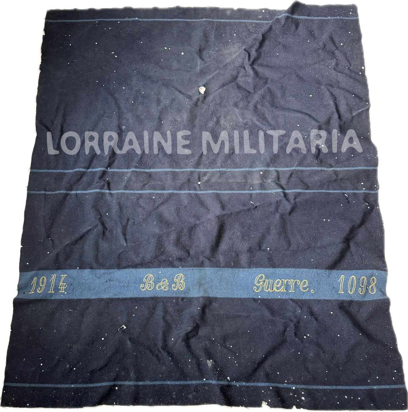 militaria : COUVERTURE FRANÇAISE GUERRE DATEE 1914