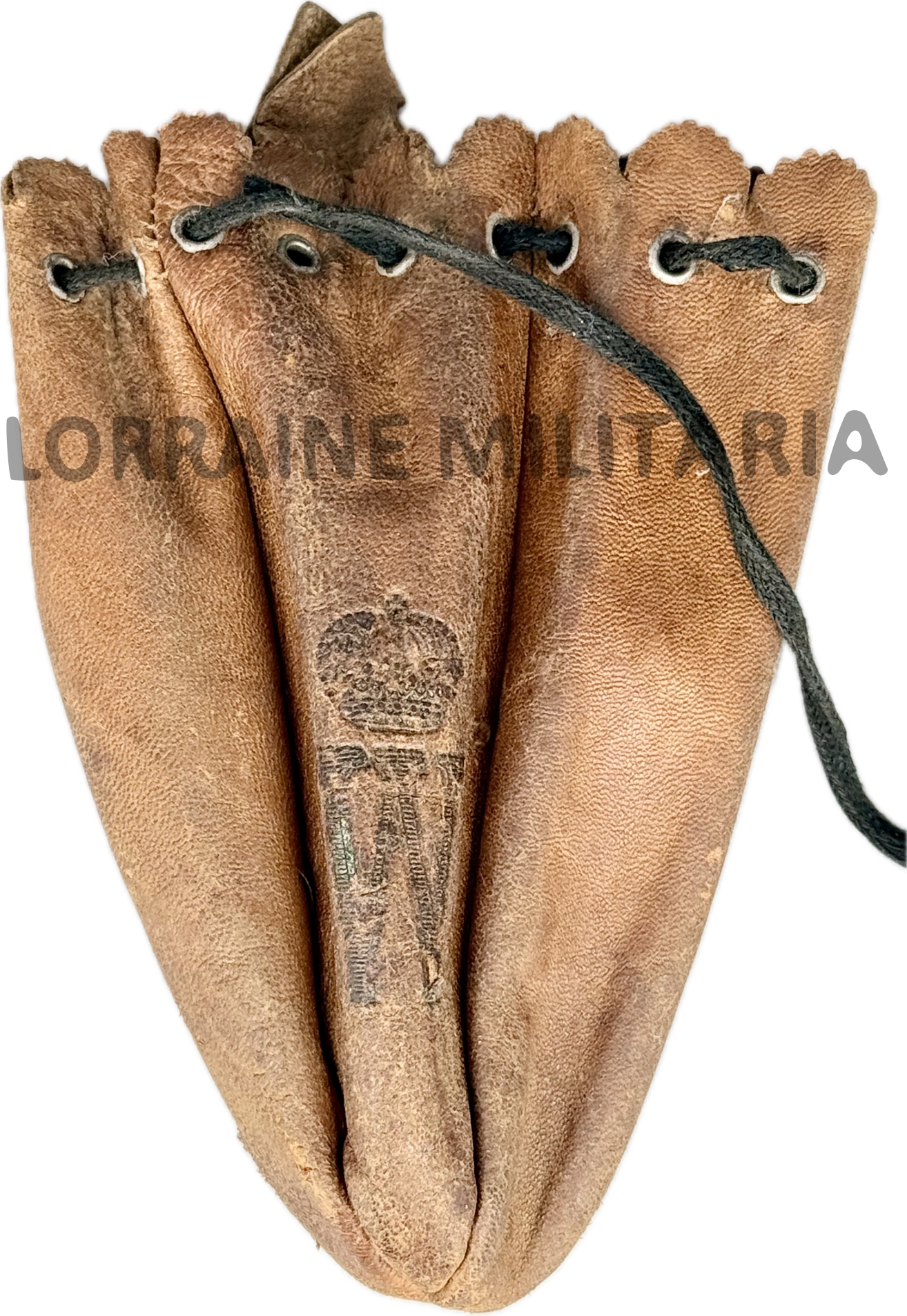 militaria : BLAGUE A TABAC ALLEMANDE CADEAU NOEL 1915 5ème ARMEE