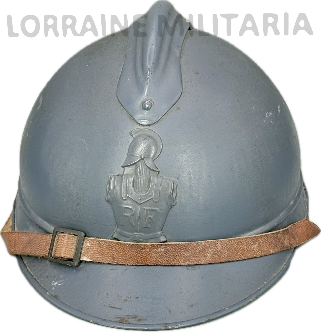 militaria : CASQUE ADRIAN FRANÇAIS DU GENIE BLEU HORIZON SUPERBE ETAT