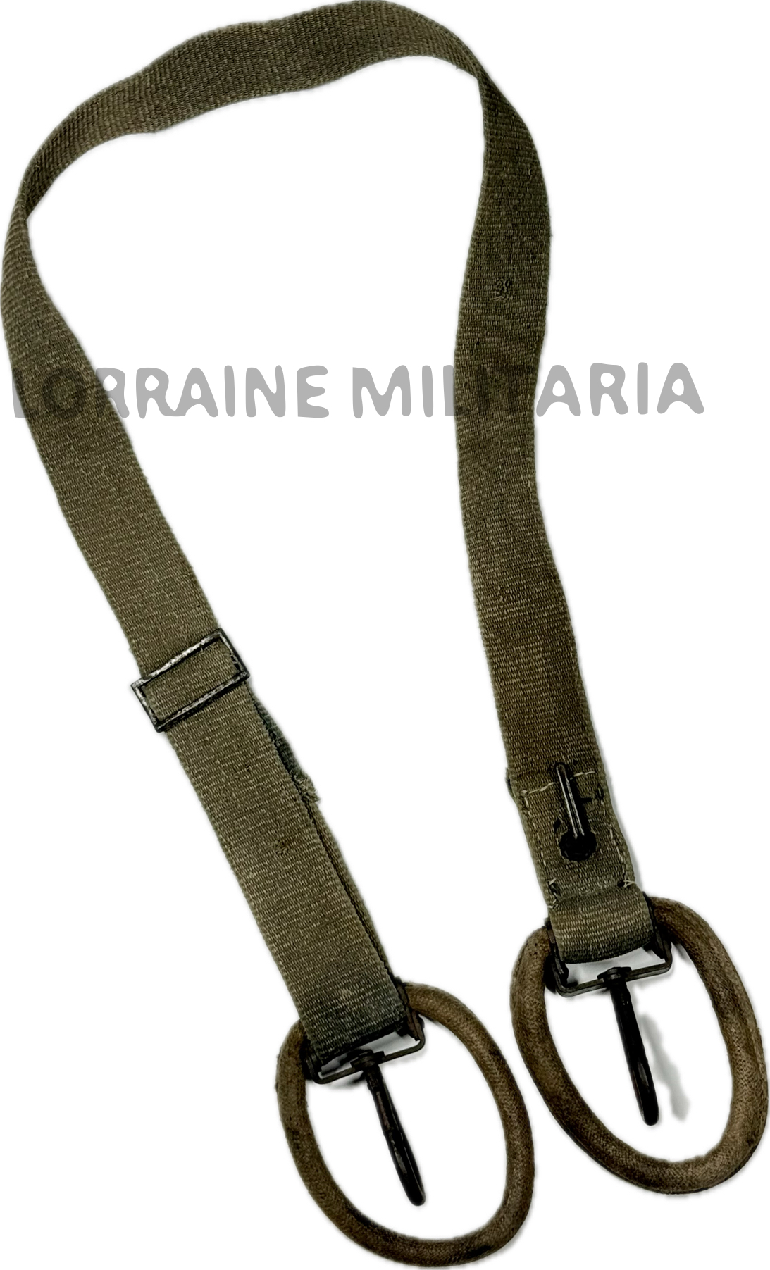 militaria : SANGLE ALLEMANDE ERSATZ DE TRANSPORT POUR  MITRAILLEUR MG08, MG08/15