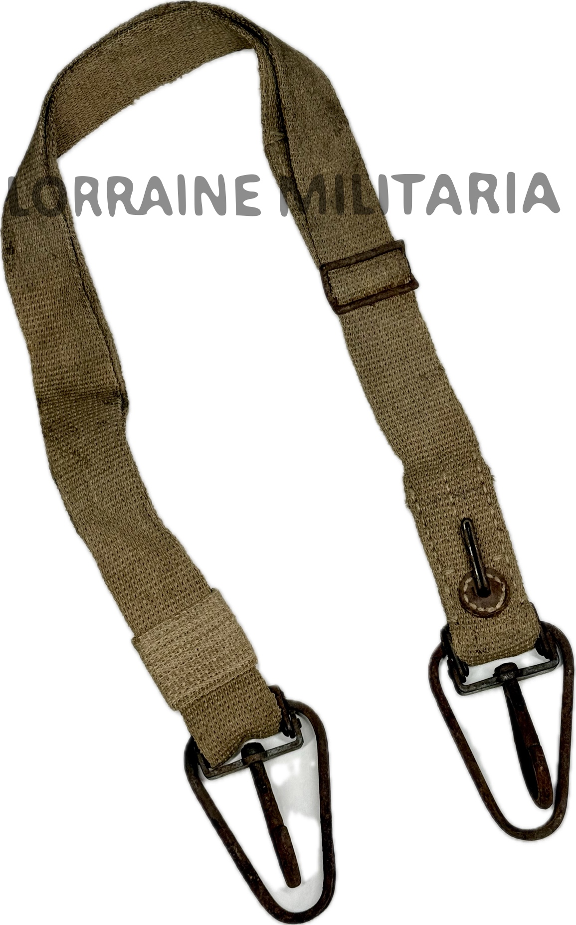 militaria : SANGLE ERSATZ DE TRANSPORT POUR MITRAILLEUR MG08, MG08/15 MODELE FIN DE GUERRE