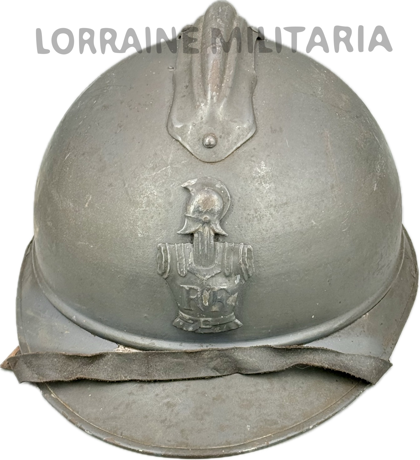 militaria : CASQUE ADRIAN DU GENIE BLEU HORIZON JUS GRENIER