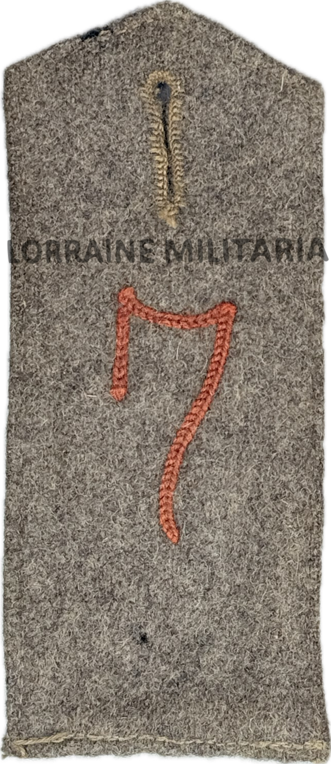 militaria : PATTE D'EPAULE MODELE 1914 BAVAROISE 7 IEME IR OU RIR