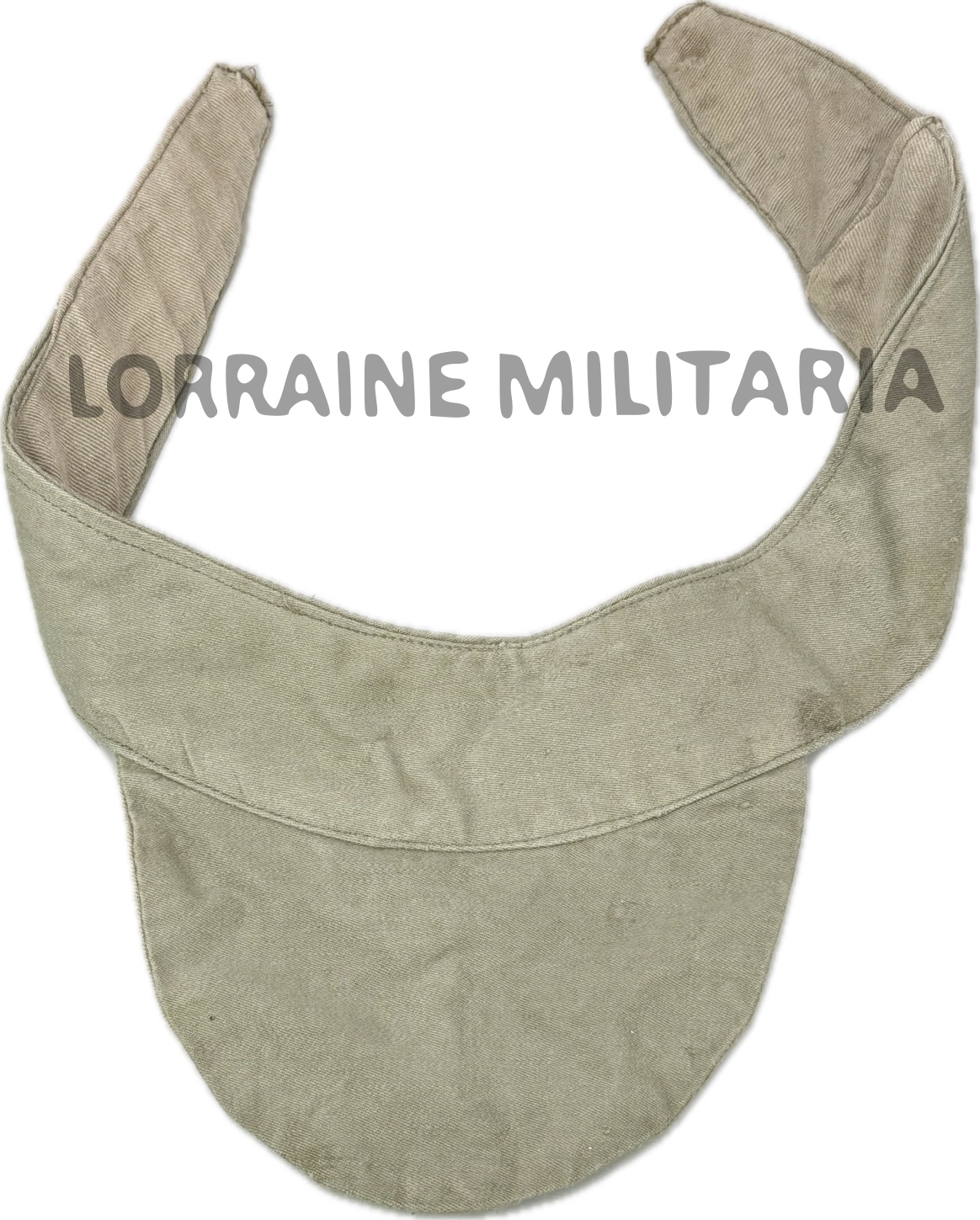 militaria : CRAVATE REGLEMENTAIRE ALLEMANDE TROUPE COTON FELDGRAU